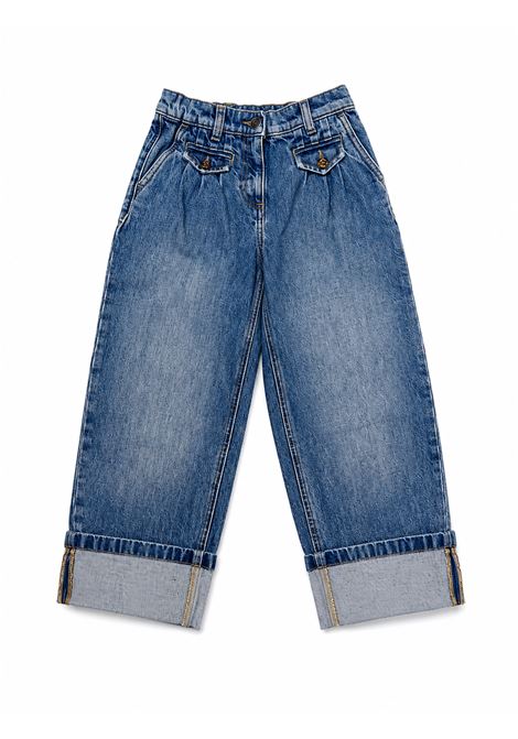 Jeans con piegone DOLCE & GABBANA KIDS | L53P66 LDE18S9000